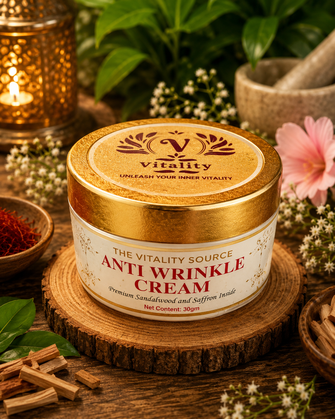 Sandalwood & Saffron Rejuvenating Face Cream