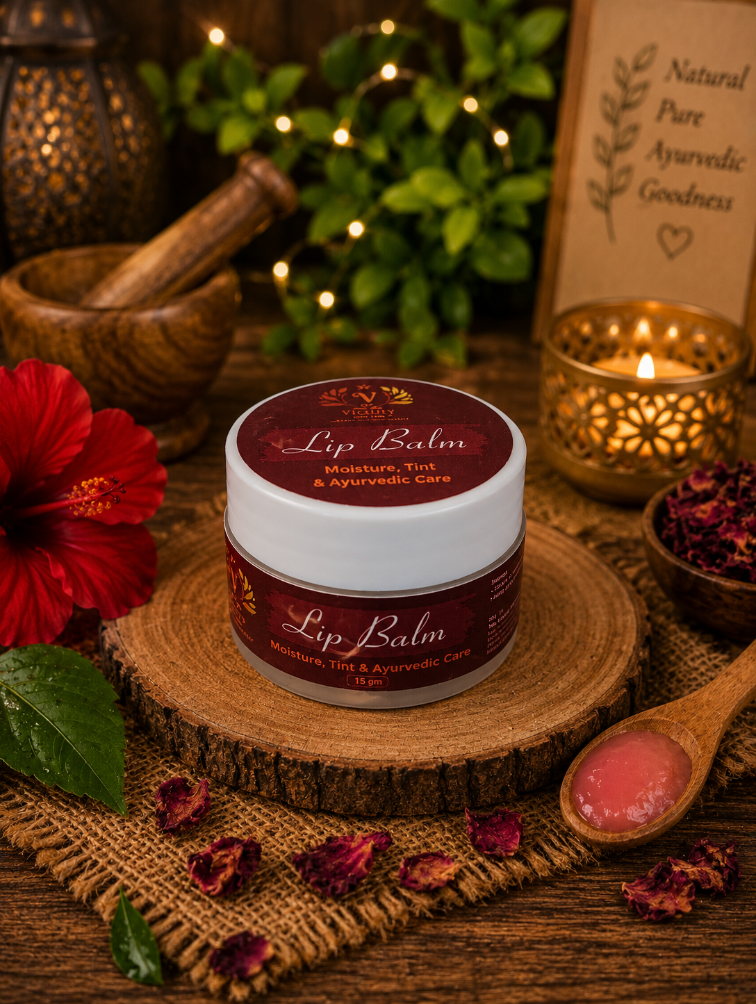 Beetroot & Rose Nourishing Lip Balm