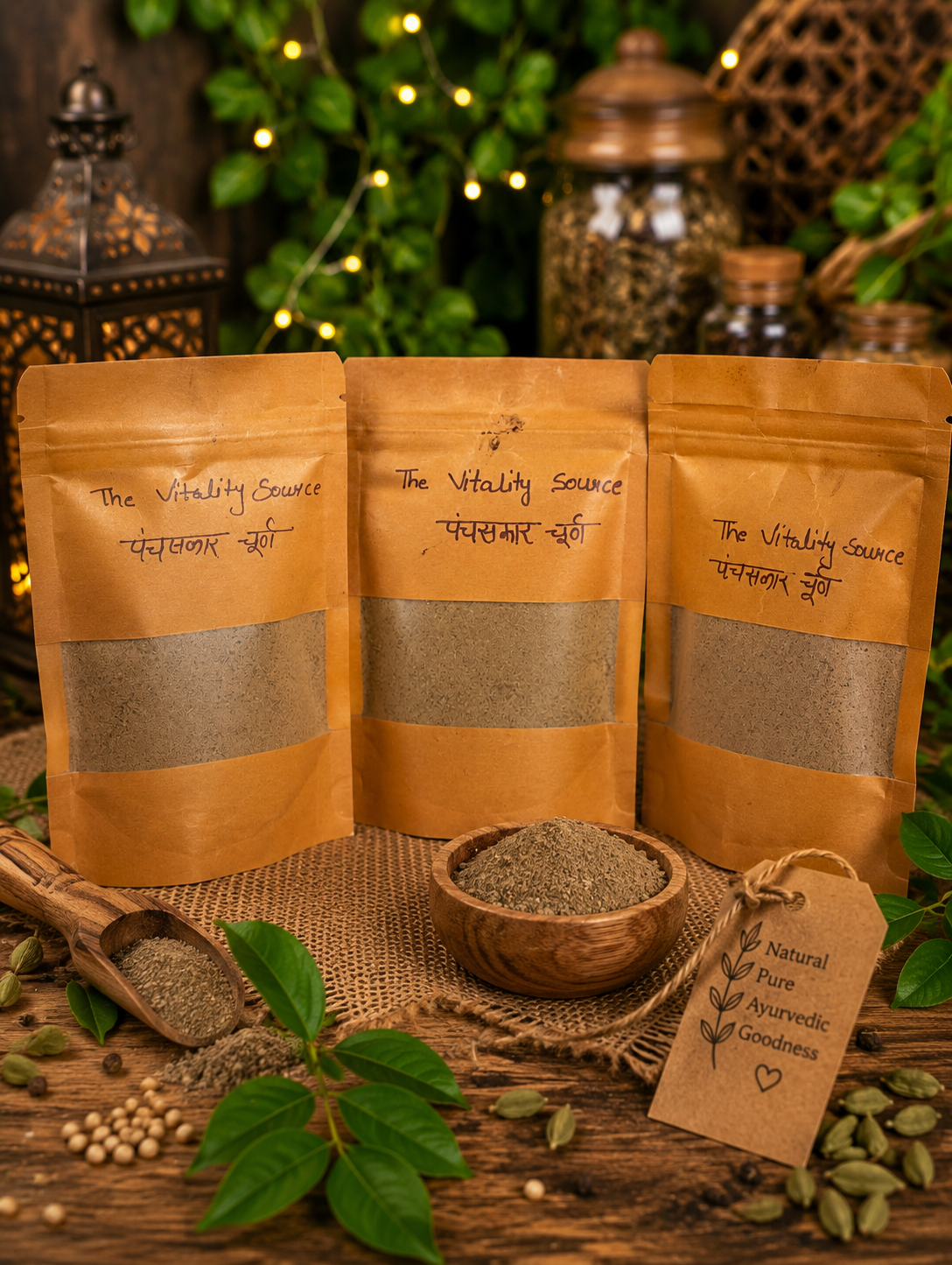 Panchasakar Herbal Powder - Digestive Supplement